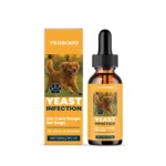 Dog Ear Care Drops Relieve Itching Dandruff Reduce Odor Anti-Fungals Earwax Remover No Irritating Pet Ear Cleaner Liquid 60ml - Image 3