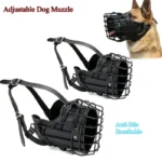 Dog Muzzle Medium and large dogs can adjust the mouth cage anti-bite and anti-barking non-toxic and breathable and do not fall