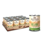 95% lamb natural wet grain free dog food in 13.2 oz cans pack of twelve