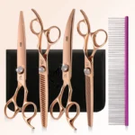 Fenice JP440C Pet Grooming Equipment Scissors Set 7/7.5/8 Inch Straight Curved Thinner Chunker Shears for Canine hairdresser - Image 6