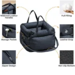 Pet Car Dog Bed Portable Waterproof Cat Bed Anti-Dirt Washable Pet Travel Carrier dog beds for small dogs dog house sofa bed - Image 3