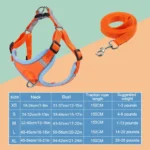 Dogs Adjustable Harness Leash Set for Small Medium Dogs Harness Vest Reflective Puppy Chest Strap Pet Walking Outdoor Supplies - Image 4
