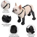 1set Pet Rain Shoes Dog Rain Boots Waterproof Dog Boots Small Puppy Medium Large Dogs Pet Booties Anti-Slip Dog Shoes Rain Snow - Image 5
