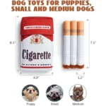 Funny Interactive Plush Dog Toys Creative Cigarette Interactive Giggles Dog Toys Funny Plush Chewing Toy Cigaret Box Pet Gifts - Image 6