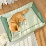 Pet Supplies Summer Cooling Bed Medium Dog Small Baskets Beds Cats Basket Bad Products Pets Dogs Accessories Blanket Cushions - Image 3