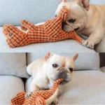 Plush Dog Toy Dinosaur Shaped Interactive Squeaky Toys for Small Large Pets Tooth Cleaning Chew Toy Accessories - Image 5