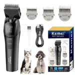 Professional Pet Dog Grooming Clipper Electric Rechargeable Cat Shaver Dogs Hair Trimmer 10W Animals Clipper adjust motor speed