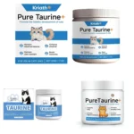 200g Cat Body Health Care Powder 99.9% Pure Taurine VE Zinc Supports Digestion & Enhancing Immunity for Pets with Sensitive Inte