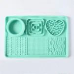 Silicone Pet Licking Mat, Slow Feeder Lick Pad for Dogs & Cats, Interactive Treat Dispenser Dog Slow Feeder Lick Pad - Image 5