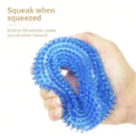 1PC Dog Squeaky Chew Ball Bite Resistant Interactive Pet Toy For Teeth Cleaning Training Playing Small Medium Large Dogs - Image 3