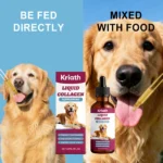 Dog Collagen Nutritional Drops Joint Skin Bone Hip Immune Health Support Supplement Boost Vitality Immune Whole Body Canine Care - Image 4