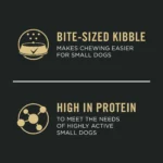 Puppy Dry Dog Food for Small Breeds High Protein with Real Chicken and Rice 18 lb Bag - Image 3