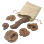 6Pcs Turd Mischief Tricky Fool's Holiday Gadget Squish Funny Realistic Shit Gift Prank Fake Poop