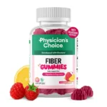 Fiber gummies promote digestive health and regularity - raspberry lemon flavor - no added sugar and vegetarian