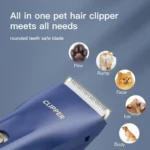 Professional Pet Electric Hair Clippers Waterproof USB Charging Dog Hair Clipper Silent Cat Grooming Clippers for Cats and Dogs - Image 4