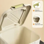 10KG Rice Container Rice Storage Box Sealed Cereal Dispenser with Buckle Insect Proof Grain Pet Food Container Kitchen Organizer - Image 3