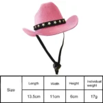 Adjustable Funny Pet Dog Hat Outdoor Summer Pet Accessories Dogs Cats Headwear Cowboy Hats Dog Cat - Image 4