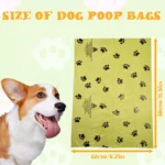 Dog Poop Bags Waterproof Dog Waste Bags Doggie Cat Puppy Outdoor Walk Home Clean Refill Garbage Bag Pet Supplies 15 Bags/Roll - Image 6