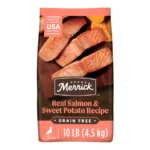 Premium Grain Free Dry Adult Dog Food, Wholesome And Natural Kibble With Real Salmon And Sweet Potato, 10.0 lb. Bag