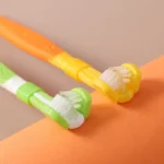 3-Head Pet Toothbrush Dogs Oral Cleaning Soft Bristle Toothbrush for Small Breed Easy Grip Handle Gentle on Gums Reduce Plaque - Image 6