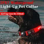 Dog Collar Hot Selling Airtag Protective Sleeve Without Positioning Tracker Waterproof LED Pet Luminous Collar Cat Collar - Image 2