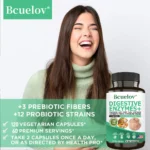 Digestive Enzyme Supplement - Prebiotics+Probiotics (10B CFU), Gut Health, Nutrient Absorption, Support Immune & Digestive - Image 3