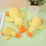 Dog toy plush companion sleeping duck bite resistant teeth to relieve boredom of little yellow duck pet interactive pet supplies - Image 5