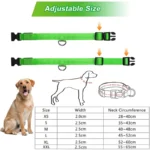 LED Luminous Collar Adjustable Glowing Dog Collar USB Rechargea Flashing Anti-Lost/Avoid Car Accident Collar Dogs Pet Products - Image 6