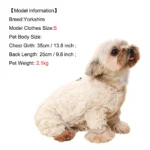 Pet Dog Clothes Cozy Soft Fleece Puppy Cat Jumpsuit For Small Medium Dogs Cats Winter Warm Clothes With Elasicity Yorkshire Pug - Image 3