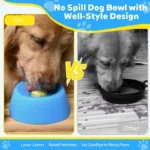 Liquid Slow Dog Bowls Anti-slip Ball-shaped Bone Soup Dog Licking Bowl Licking Bowl for Healthy Eating Non-Slip and Anti-Chokin - Image 2