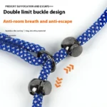Slip Lead Dog Leash for Puppy Small Dogs Training and Walking Nylon Rope Leash Pet Anti-Choking P-sharped Dog Slip Chains Collar - Image 5