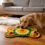 Pet Dog Snuffle Mat, Interactive Sniff Mat Feeding Mat for Dogs, Slow Feeder Dog Treat Mat for Stress Relief, Dog Birthday Gift - Image 6