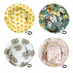 Fashion Adjustable Pet Sun Hat Breathable Outdoor Cat Sunscreen Hat Travel Cat Dog Pet Fisherman Hat