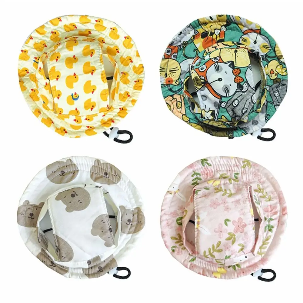 kf-S80d83b13a9ea49729bf18bba6e6215d0c Fashion Adjustable Pet Sun Hat Breathable Outdoor Cat Sunscreen Hat Travel Cat Dog Pet Fisherman Hat - Image 1