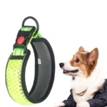 Reflective Dog Collar Pet Collar Pet Traction Rope Suitable Soft Neoprene Padded Breathable Nylon Pet Collar Adjustable - Image 3