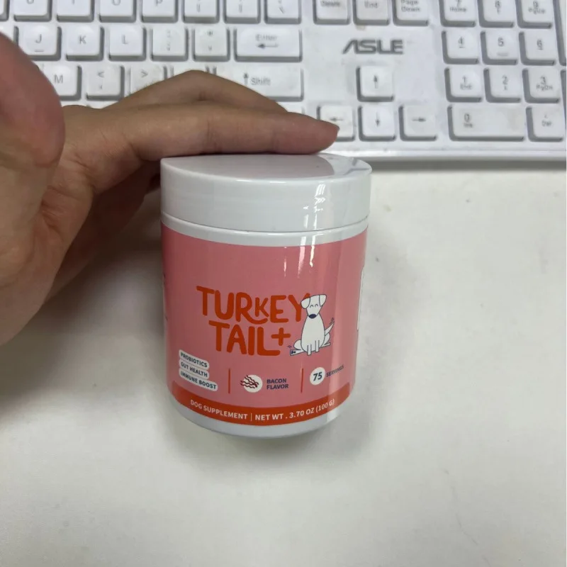 kf-S832db59a112544dd8b57df3200b53fb9y Daily Feeding Probiotic Mixed with Turkey Tail Extract Optimize Pet Intestinal Environment Boost Immunity for Cats and Dogs Use - Image 1
