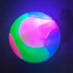 Fun Pet Toys Small Dog Flash Ball Dog Toys Ball TPR Three Color Glowing Elastic Ball Dog Training Throwing The Ball Dogball - Image 4