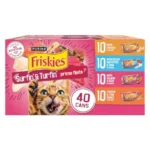 Purina Gravy Wet Cat Food Variety Pack, Surfin' and Turfin' Prime Filets Favorites -.Cans