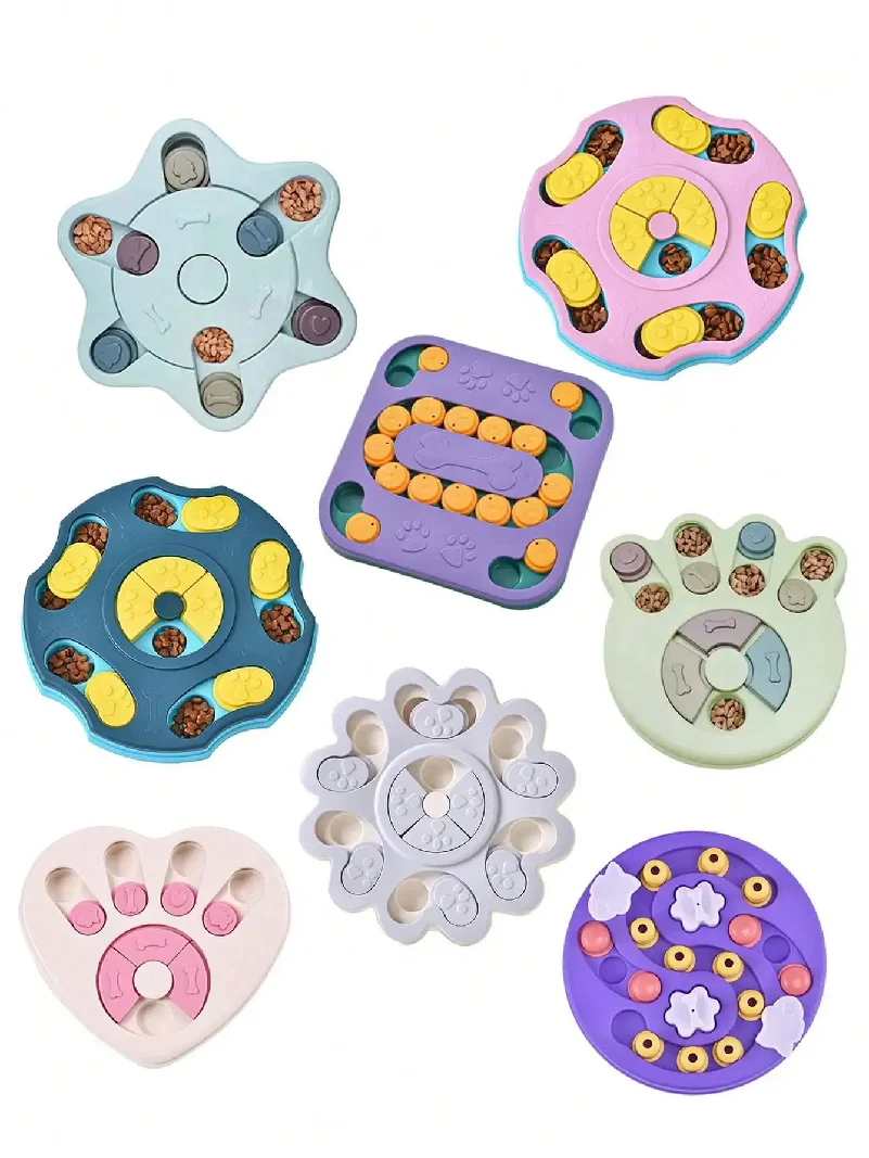 kf-S8635f85ba1b9443fbfd132d6a0c57af9h 1PC Dog Puzzle Toys Slow Feeder, Interactive IQ-Enhancing Food Dispenser, Non-Slip Slow Eating Bowl, Cat And Dog Food Game - Image 1