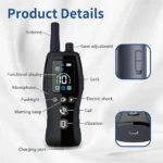 Dog Training Collar Dog Shock Collar with Remote Calling 4900FT 4 Training Modes Rechargeable IP67 Waterproof for All Breeds - Image 6