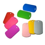 100Pcs Dog Tag Military Pet Id Tags Aluminum Name Pendant Blank Dog Tags Personalized Customized Dog Tag - Image 4