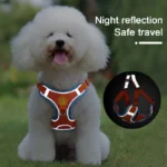 Dogs Adjustable Harness Leash Set for Small Medium Dogs Harness Vest Reflective Puppy Chest Strap Pet Walking Outdoor Supplies - Image 6