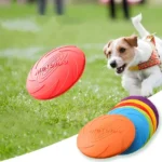 Dog Toys Silicone Flying Disc Fashion Multicolor Resistant Chew Toys Puppy Outdoor Game Trainning Interactive Supplies - Image 3