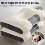 Knitted cotton pillow, cervical spine protection, sleep aid, sleep pillow core, adult special household dormitory student pillow - Image 3