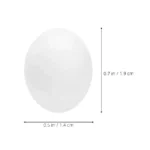 12Pcs Safe Realistic Plastic Bird Eggs Unpainted Faux Nest Eggs for Breeding Simulation Hatching Practice Bird Enrichment Cage - Image 6
