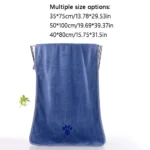 Highly Absorbent Dog Towels Breathable Microfiber Pet Grooming Towel Fast-Drying Super Soft Pet Cloth Bath Supplies - Image 6