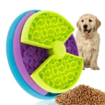 Dog Slow Feeder Interactive Dog Puzzle Game Toy Reusable 3 Layers Puzzle Puppy Feeder for Pet Avoid Gulping