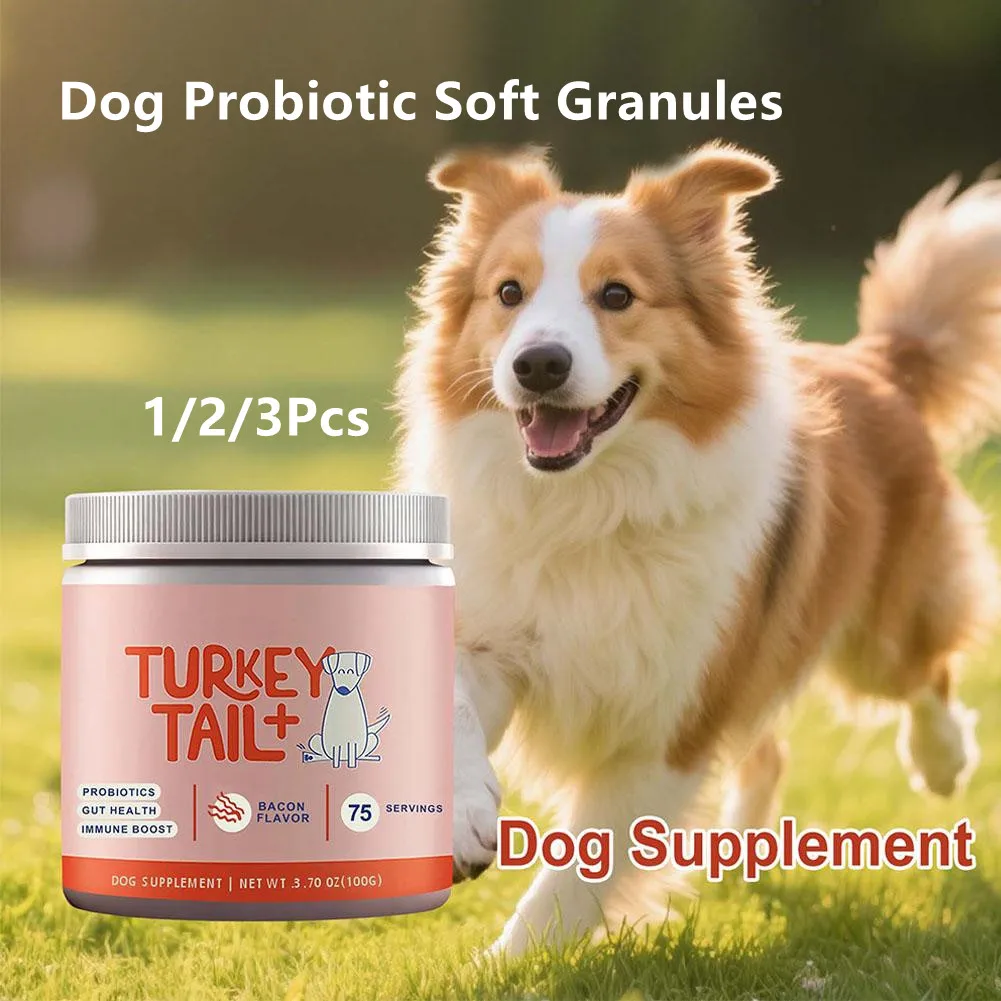 kf-S8b2817fdb5694487b8127dcc0d246267I 1/2/3PCS Dog Probiotic Soft Granules For Gut Health-Gentle Nourishment Promotes Smooth Digestion Boost Absorption Supports 100g - Image 1