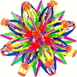 1pc Breathing Ball Expandable Ball Toy Sphere Colorful Expanding Ball Sensory Toys, Fidgets Toys - Image 3