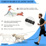 Hand Free Dog Leash for Pet Walking Running Jogging Adjustable Dog leash Waist Belt Chest Strap Traction Rope Dog Accessories - Image 4